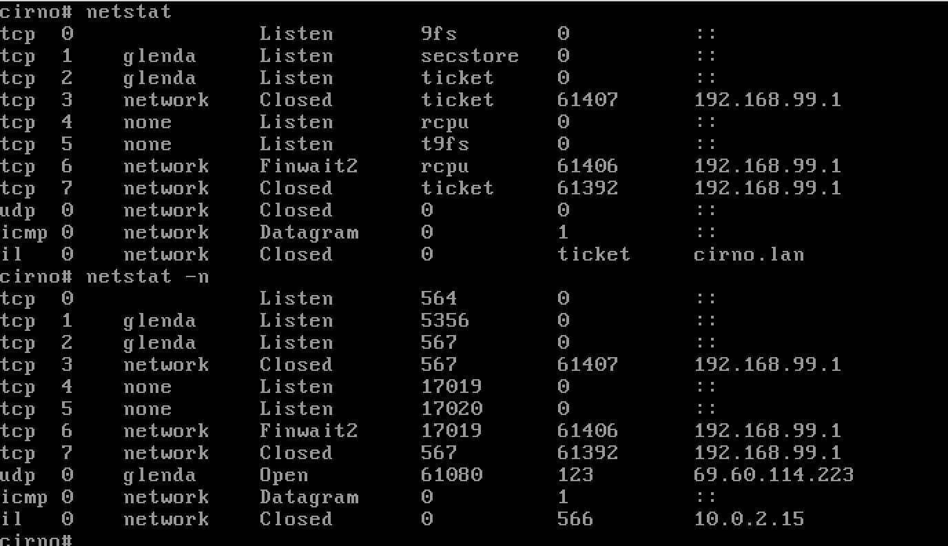 netstat