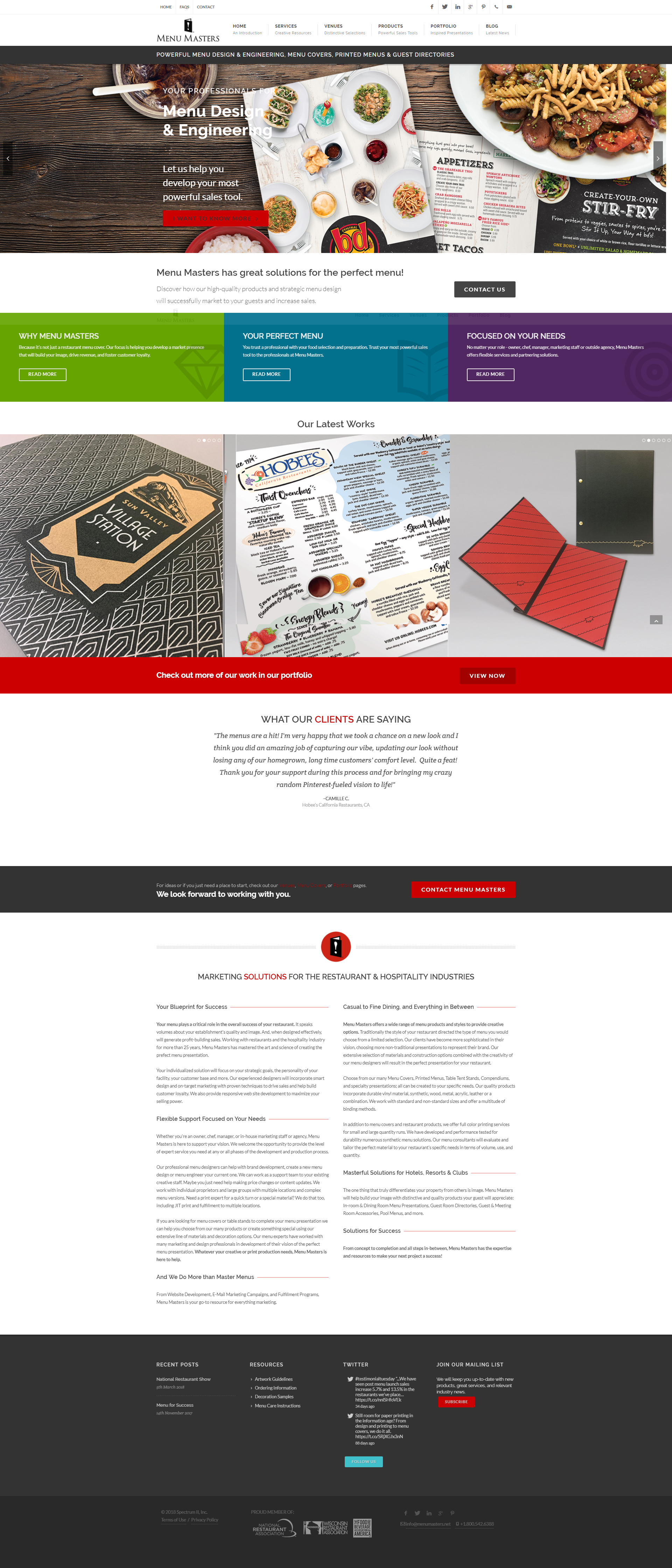 Competitior - VENUES>CLIENT PROJECT DETAIL Page Layout