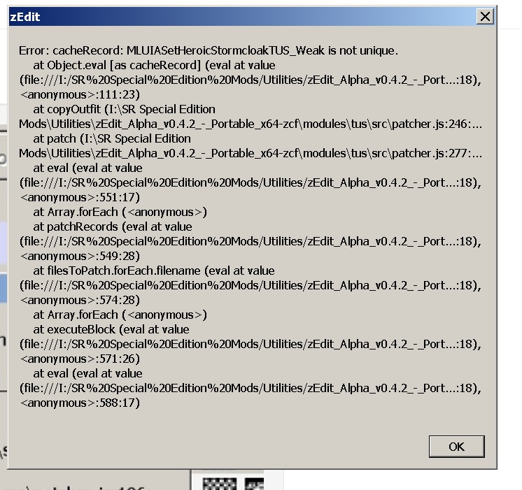 TUS Error 2