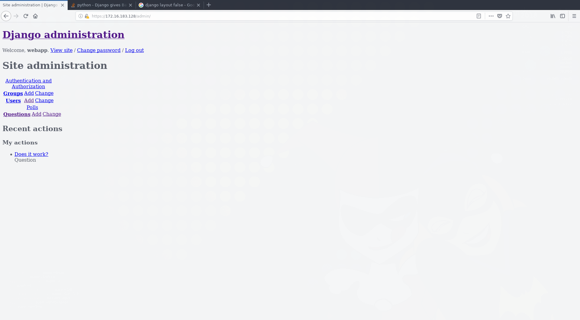 django strange layout