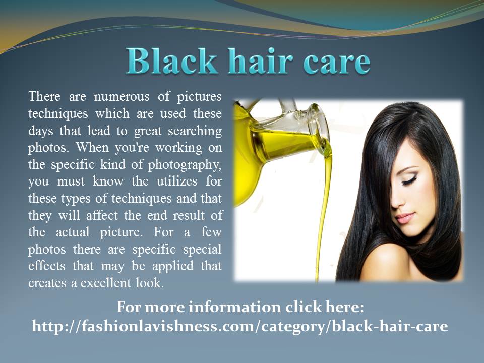 Black hair care