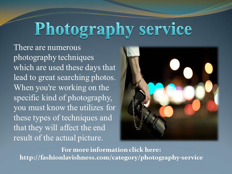 Photography service