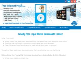 Free Legal Music Downloads