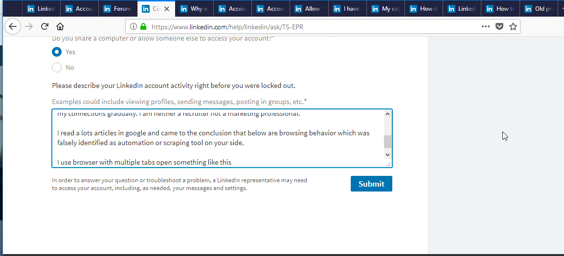 multiple tab browsing