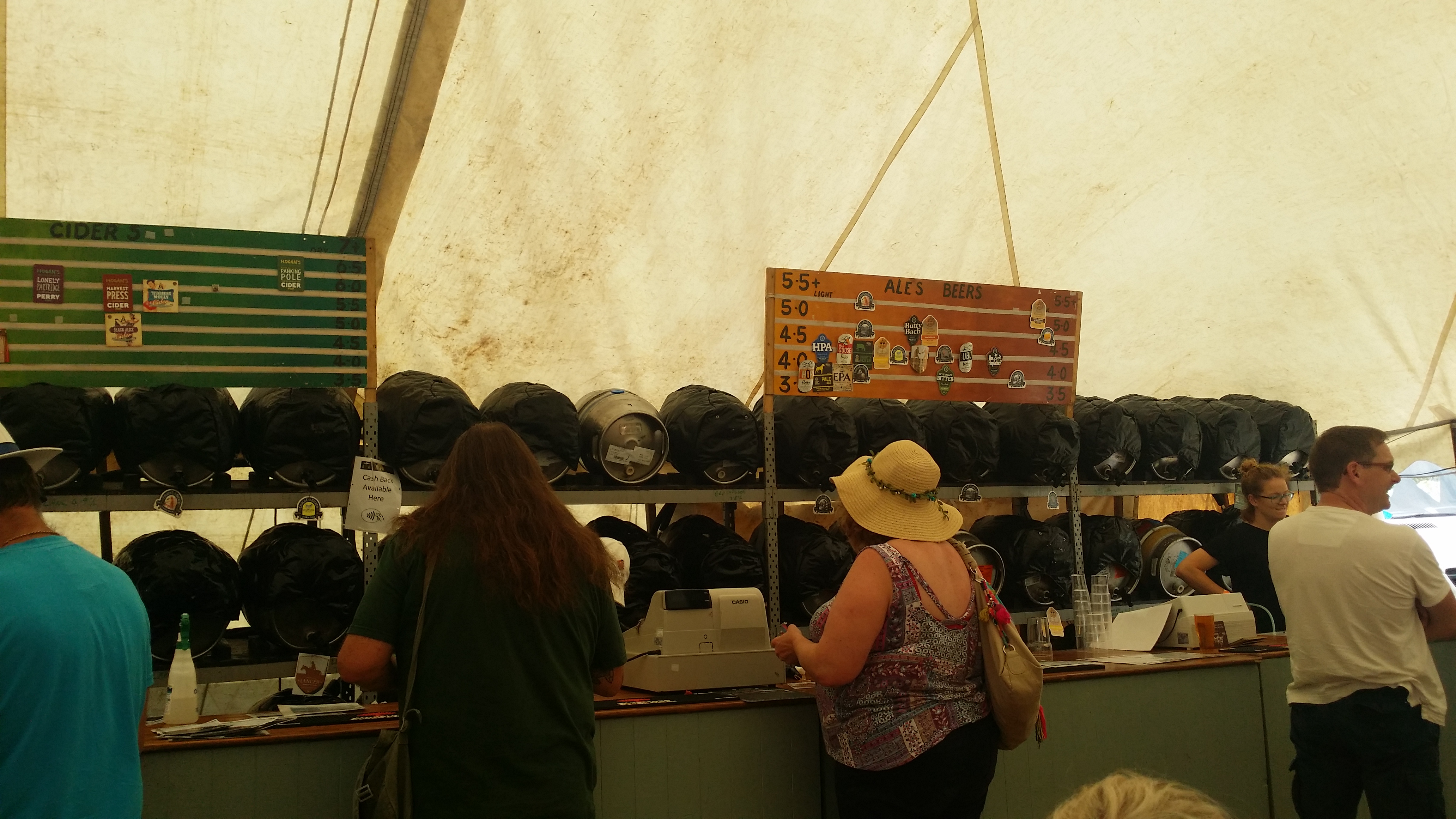 real ale offerings