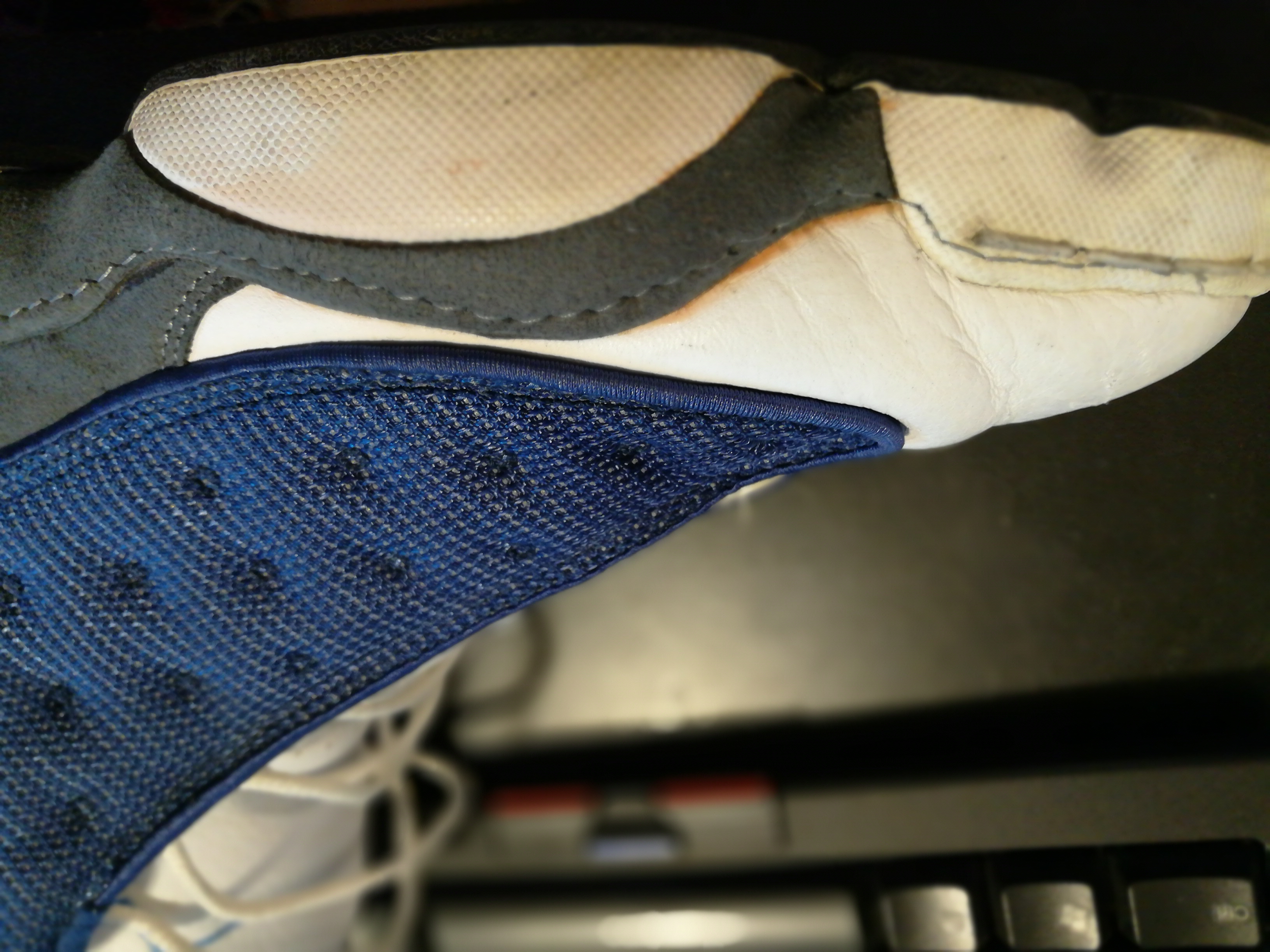 Tennis Shoe Sole Reattached