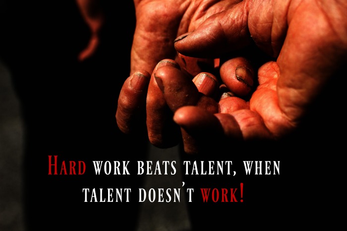 hard working hands