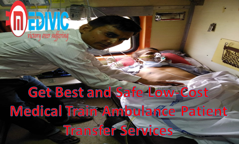 Get Low Fare Train Ambulance Service in Jamshedpur by Medivic Aviation