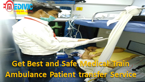 Get Low-Cost Train Ambulance Service in Raipur by Medivic Aviation