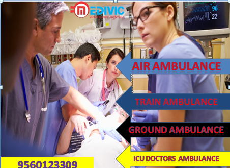 Modern Medical ICU Air Ambulance in Patna-Medivic Aviation
