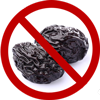 No prunes