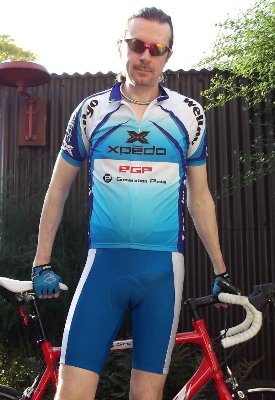 cyclist wearing lycra