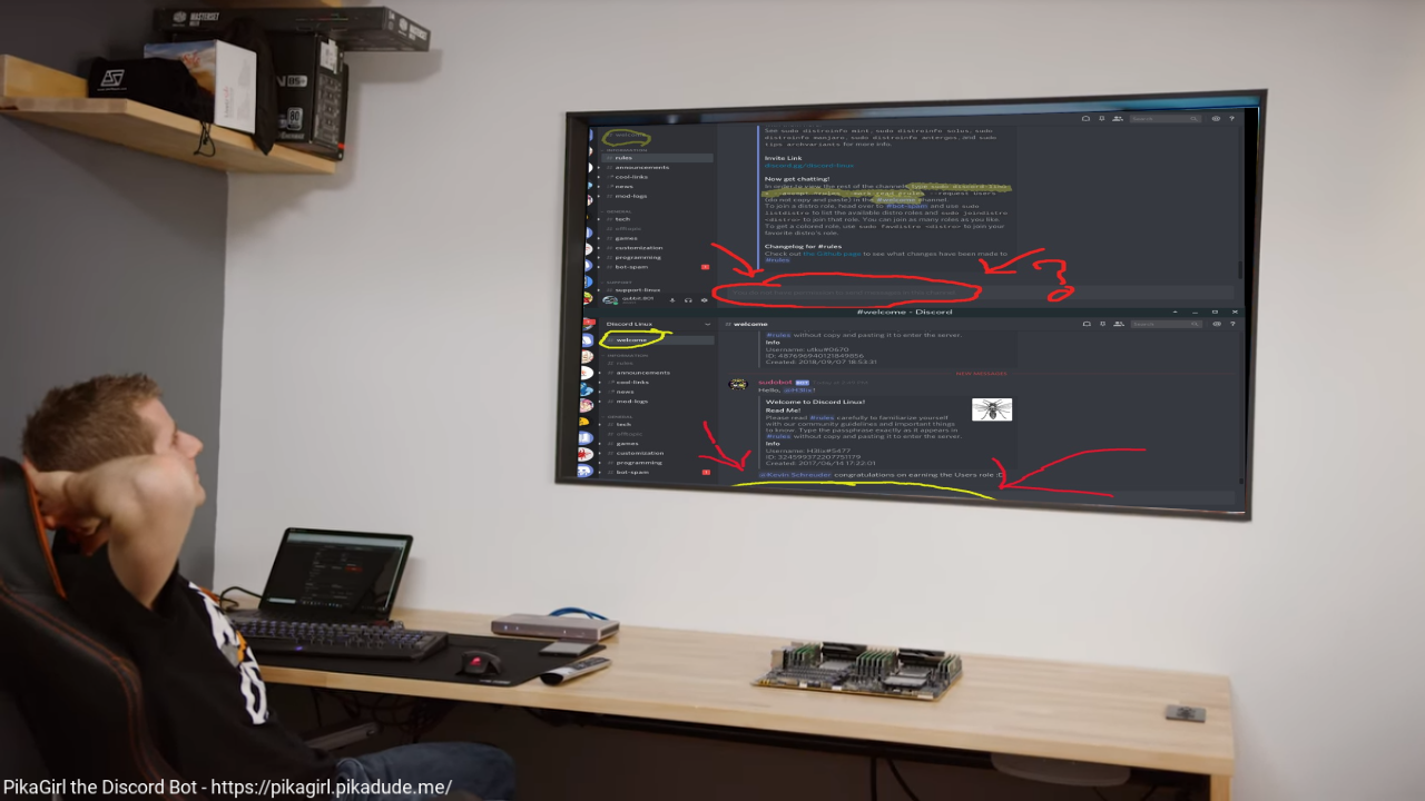 me on discord linux