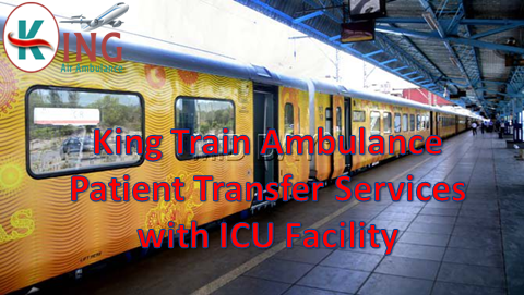 Avail ICU King Train Ambulance Services in Patna for Patient Transfer