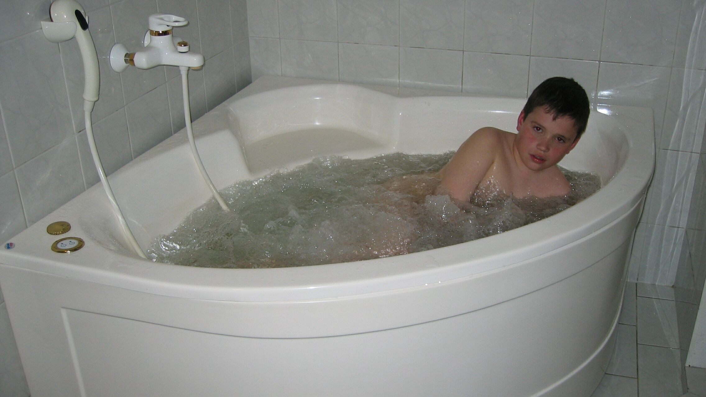My Prepubescent Son Naked in the Bathtub