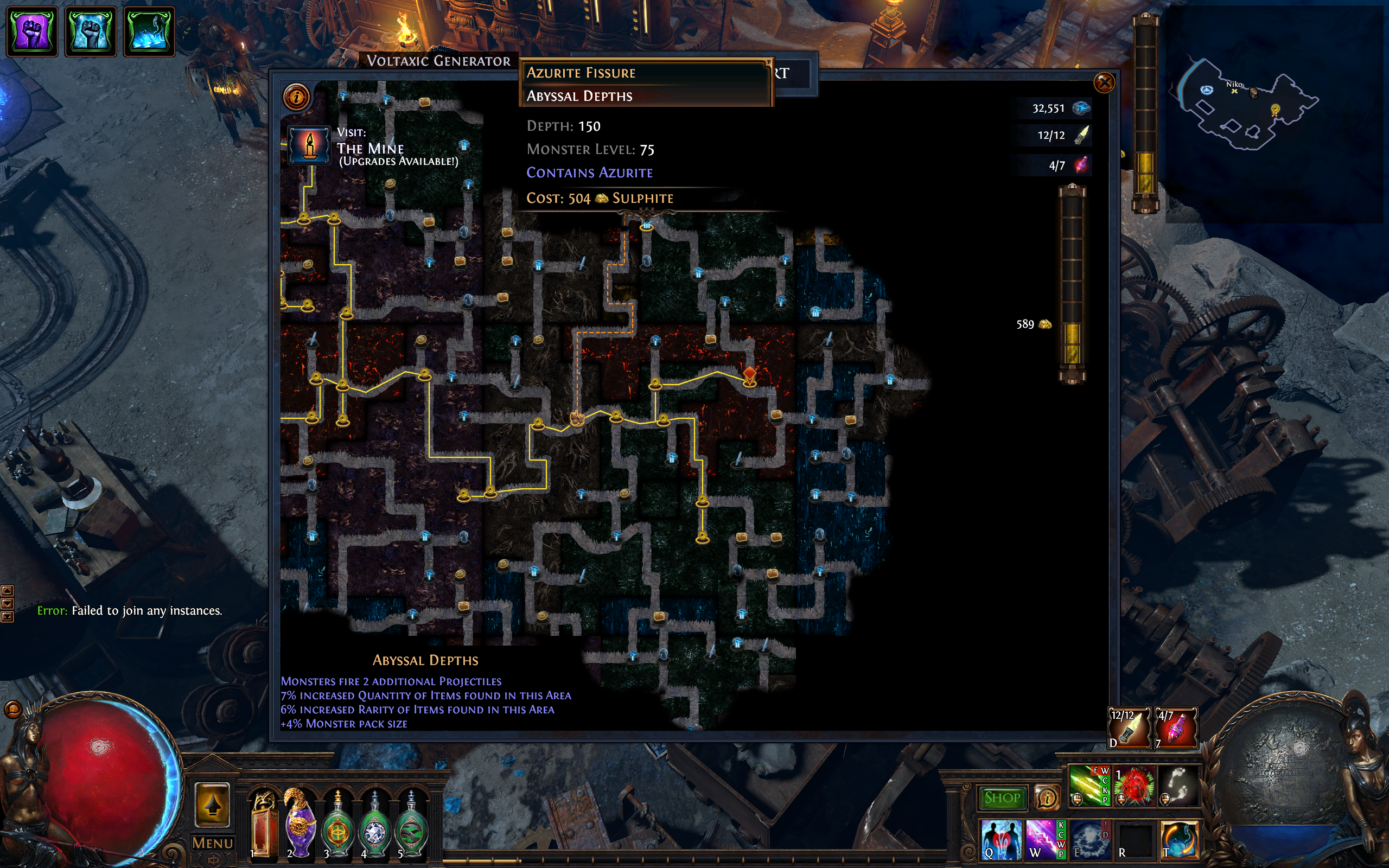 PoE: Too long delve