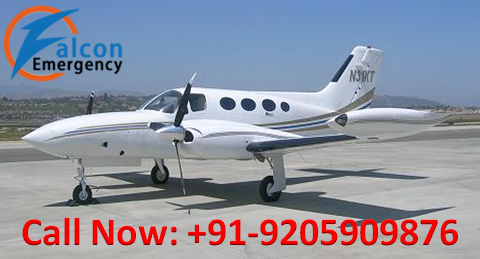 Medical Emergency Air Ambulance Services in Patna by Falcon Emergency