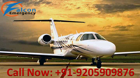 Get ICU Facilities Charter Air Ambulance Services in Kolkata by Falcon Emergency