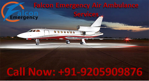 Get Medical Air Ambulance Services in Ranchi by Falcon Emergency