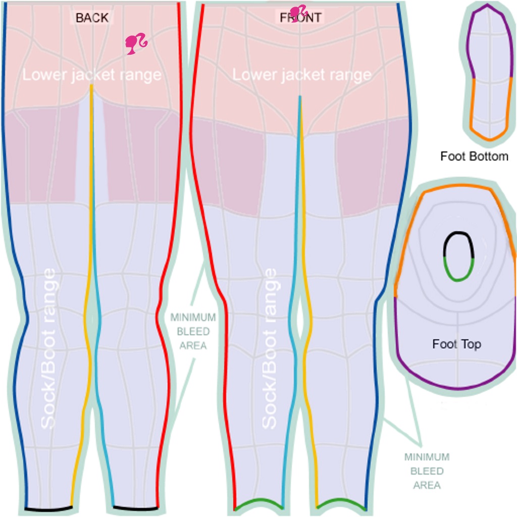 Barbie Tattoo Locations