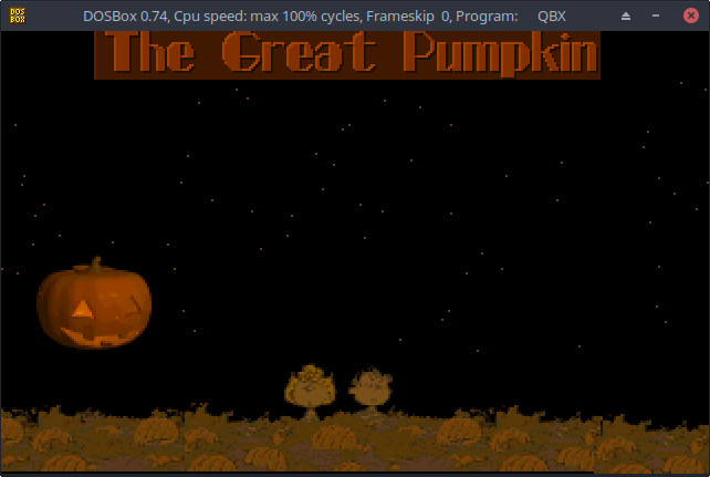 The Great Pumpkin screen saver