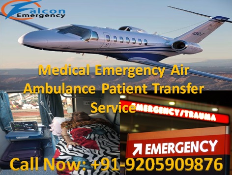 Get Chartered Air Ambulance Services in Ranchi by Falcon Emergency