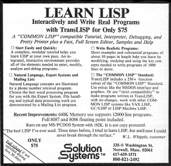 Learn Lisp!
