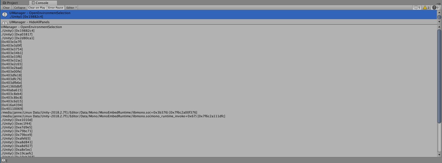Console log