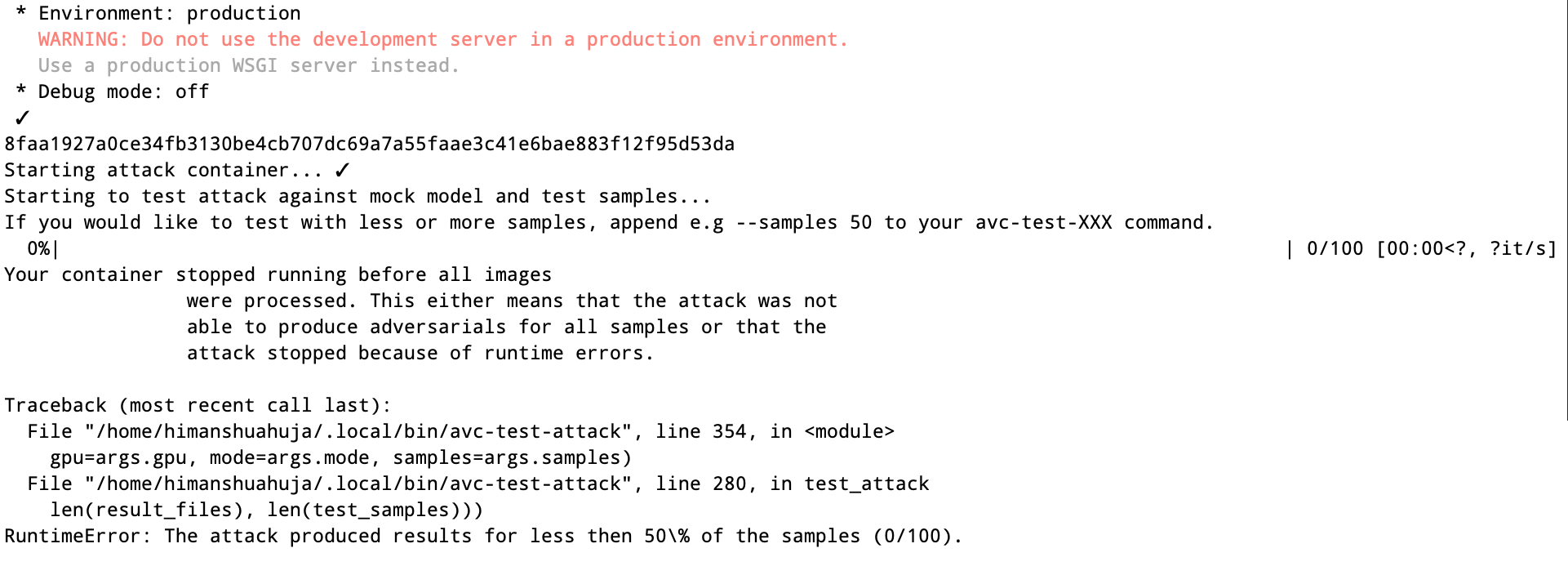 error