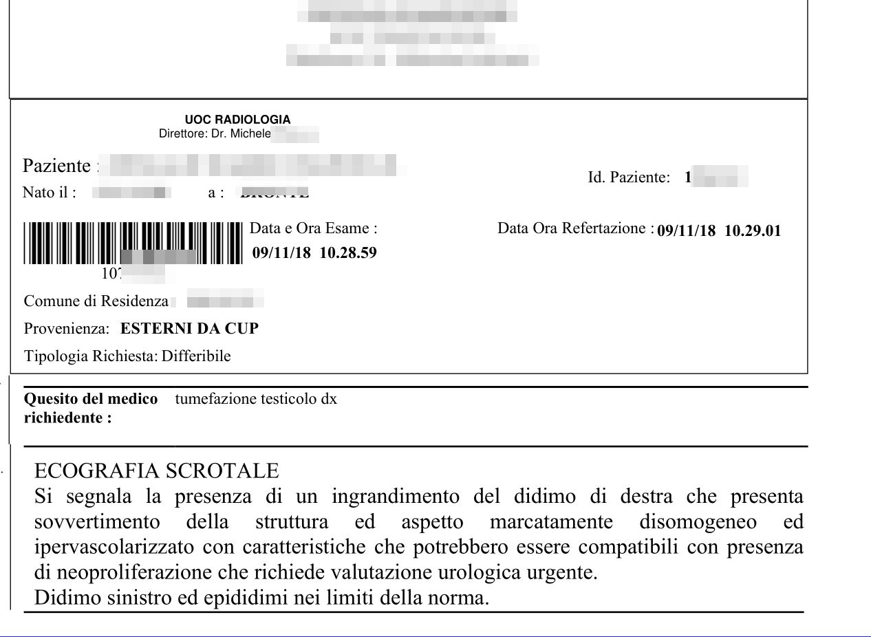 referto eco scroto