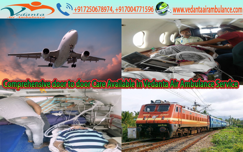 Commercial Airline Stretcher by Vedanta Air Ambulance Service from Chennai
