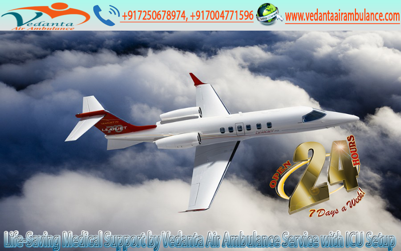 Domestic and International Transport Service by Vedanta Air Ambulance in Bhubaneswar
