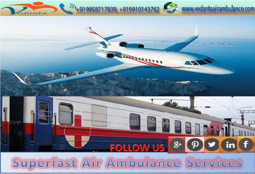 Vedanta Air Ambulance Service in Allahabad with Experienced Paramedics