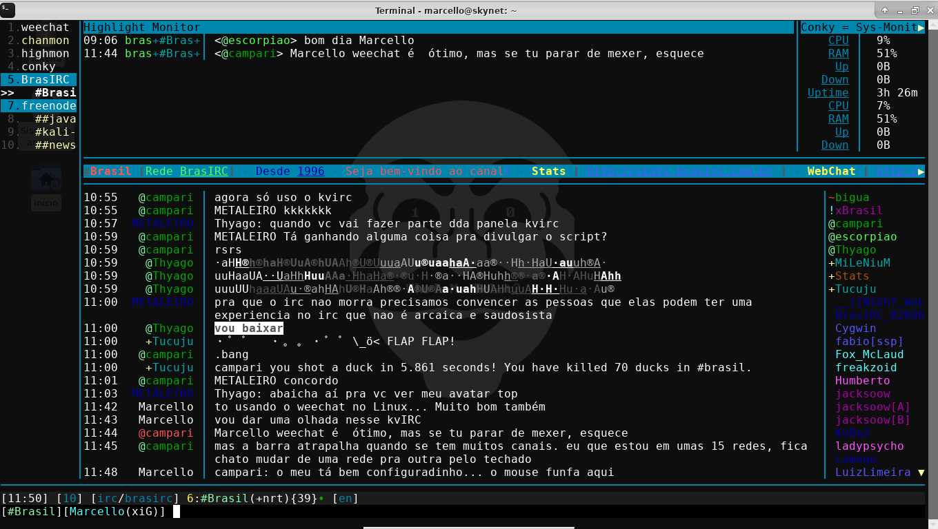 Weechat - Kali Linux