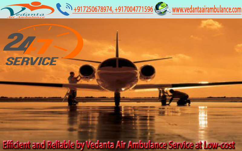 Vedanta Air Ambulance Service in Coimbatore with highly effective knowledgeable doctor