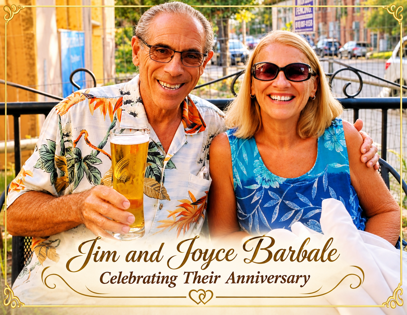 Fun couple Anniversay