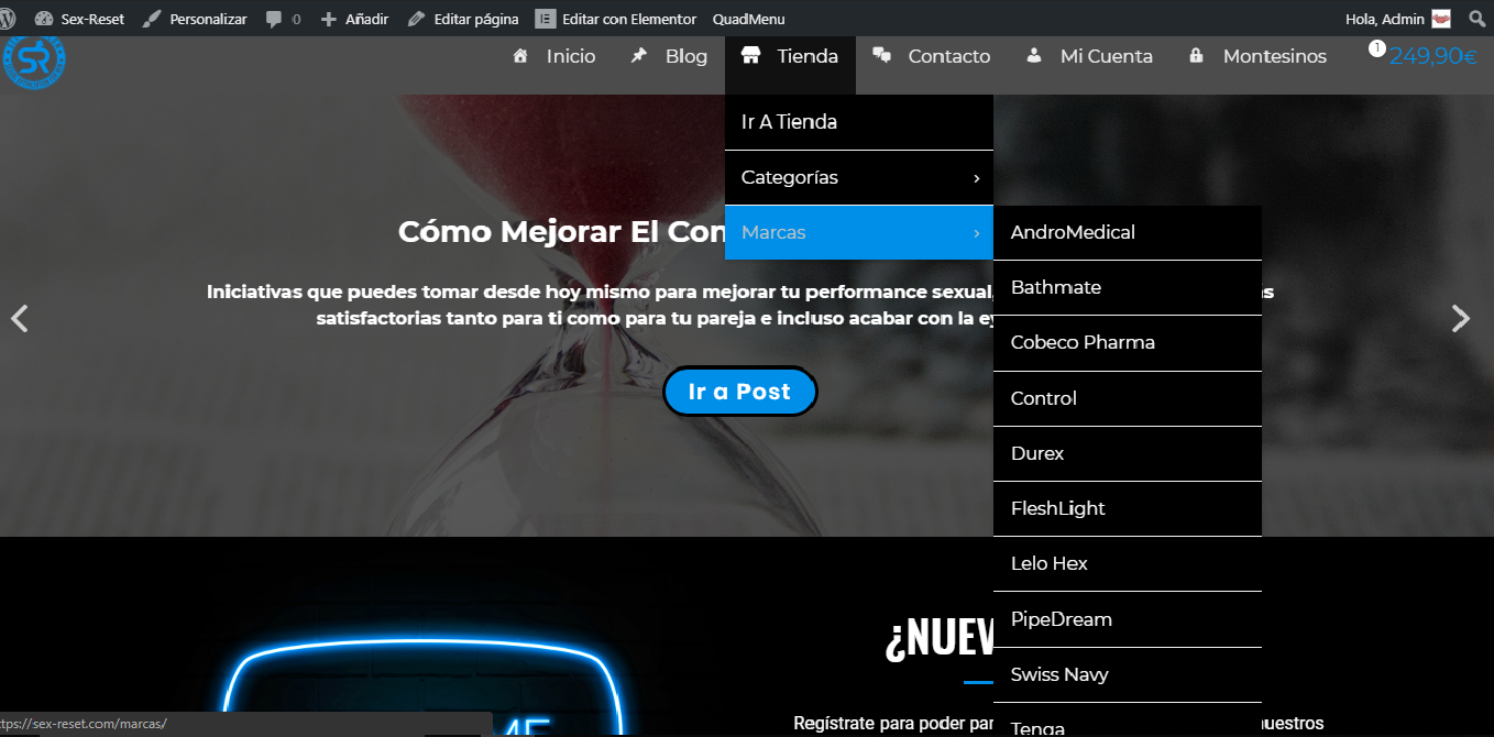 MegaMenu Dropdown