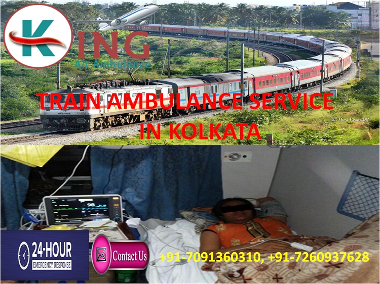 Get Prime and Cost Effective Train Ambulance Service in Kolkata by King