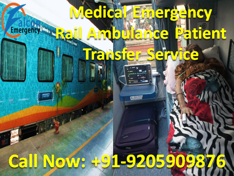 Get Quick and Best Train Ambulance Services in Varanasi by Falcon Emergency