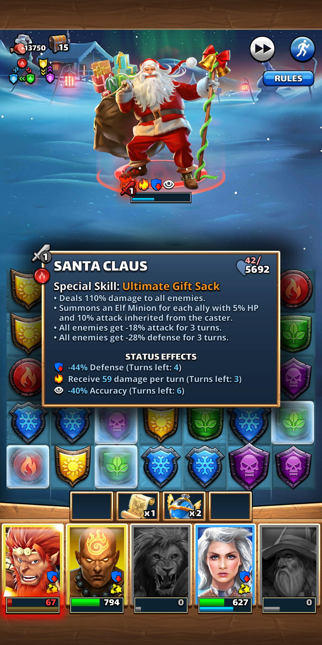 Defeating Santa E&P