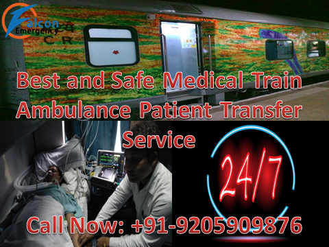Get ICU Train Ambulance Patient Transfer Service in Bangalore at the Minimum Fare