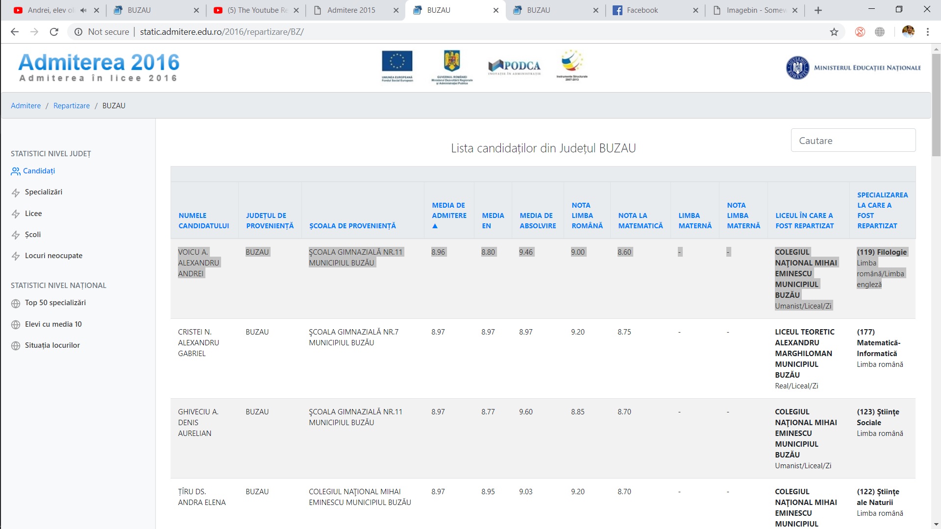 site edu.ro