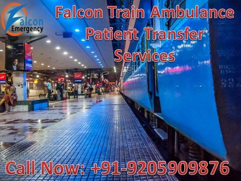 Get ICU Train Ambulance Services in Dibrugarh - Falcon Emergency