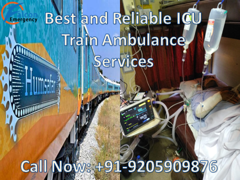 Get Reliable ICU Train Ambulance Services in Jamshedpur - Falcon Emergency