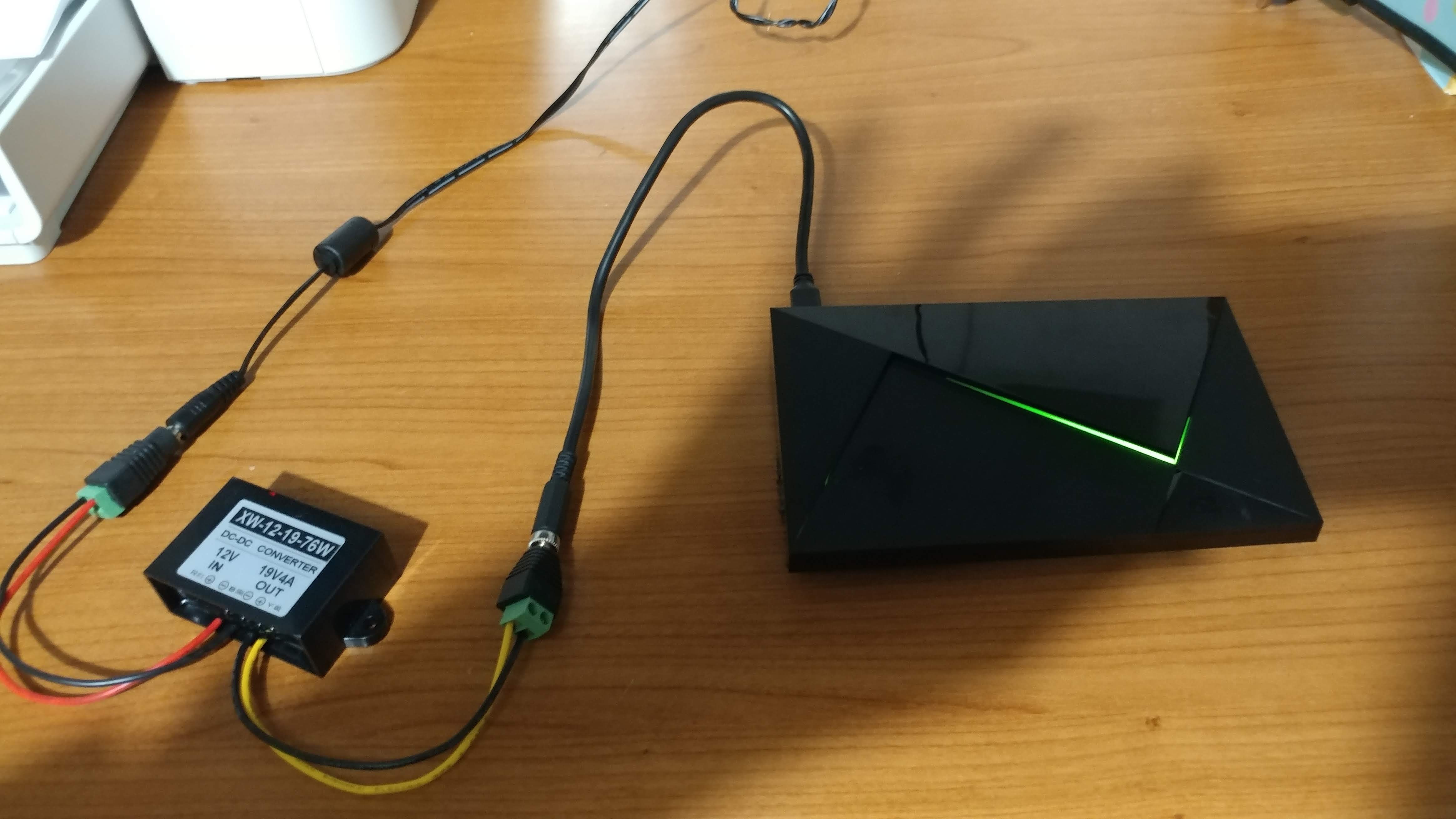 Nvidia shiild on step up converter