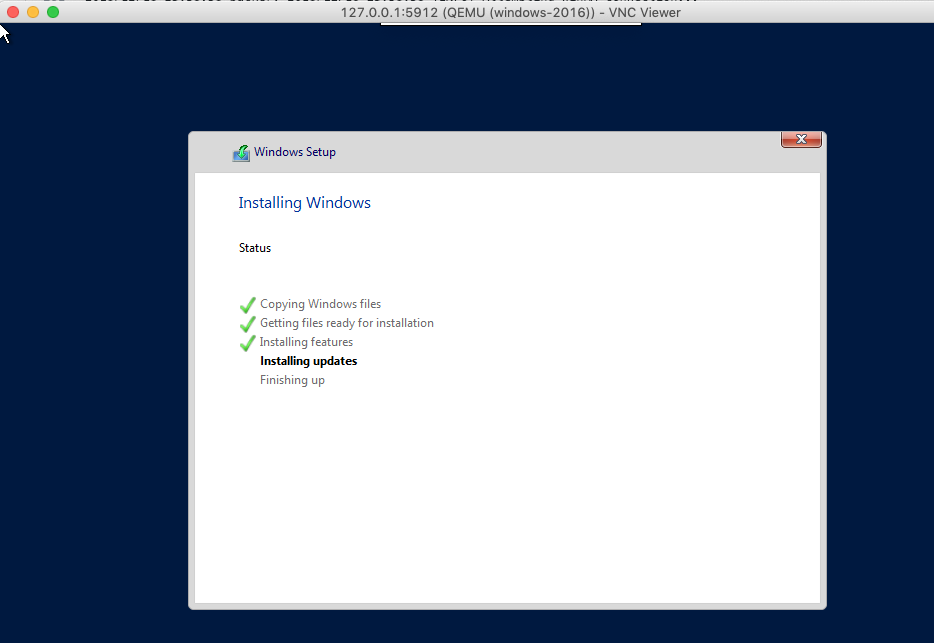 WIN2016-installation