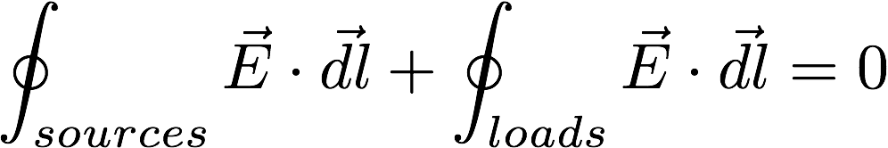 Lewin KVL with sources and loads