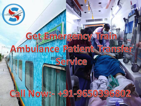 Get Best ICU Train Ambulance Service in Delhi with Medical Team