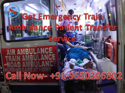 Get Medical Emergency Train Ambulance Service in Patna with Medical Facility