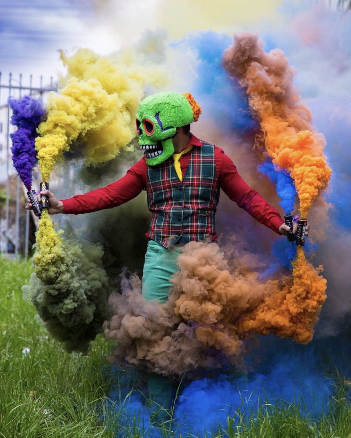 Green Smoke Grenade